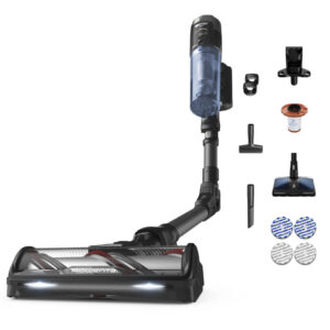 Aspirator vertical Rowenta X-Force Flex 12.60 NEO RH9LC1WO cu mop 380W autonomie 60 min panou de control recipient praf 0.65L albastru & negru Aspirator vertical Rowenta X-Force Flex 12.60 NEO RH9LC1WO cu mop 380W autonomie 60 min panou de control recipient praf 0.65L albastru & negru