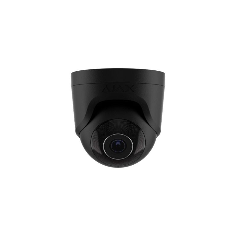 Camera supraveghere IP Dome Ajax TurretCam, 8 MP, 4 mm, IR 35 m, microfon, slot card, detectie obiecte prin AI, PoE, alb