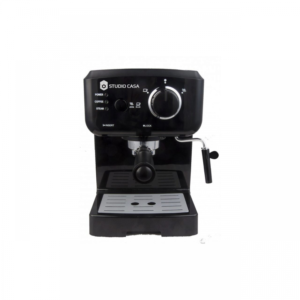 Espressor cu pompa Studio Casa Caffe Crema SC1901, 1140 W, 15 bar, 1.25 l, Negru Espressor cu pompa Studio Casa Caffe Crema SC1901, 1140 W, 15 bar, 1.25 l, Negru