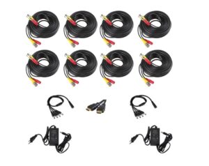 Pachet accesorii pentru instalare Kit supraveghere video cu 8 camere Pachet accesorii pentru instalare Kit supraveghere video cu 8 camere