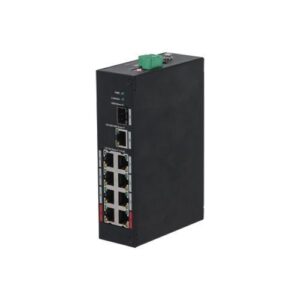 Switch Dahua PFS3110-8ET-96-V2, PoE Industrial 8 porturi, 1x Gigabit, 1x SFP, 96W Switch Dahua PFS3110-8ET-96-V2, PoE Industrial 8 porturi, 1x Gigabit, 1x SFP, 96W
