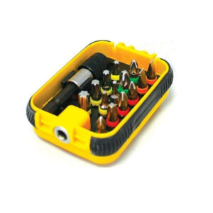 Set biti Strend Pro YF40501, cu inele colorate, 15 buc, S2 Set biti Strend Pro YF40501, cu inele colorate, 15 buc, S2