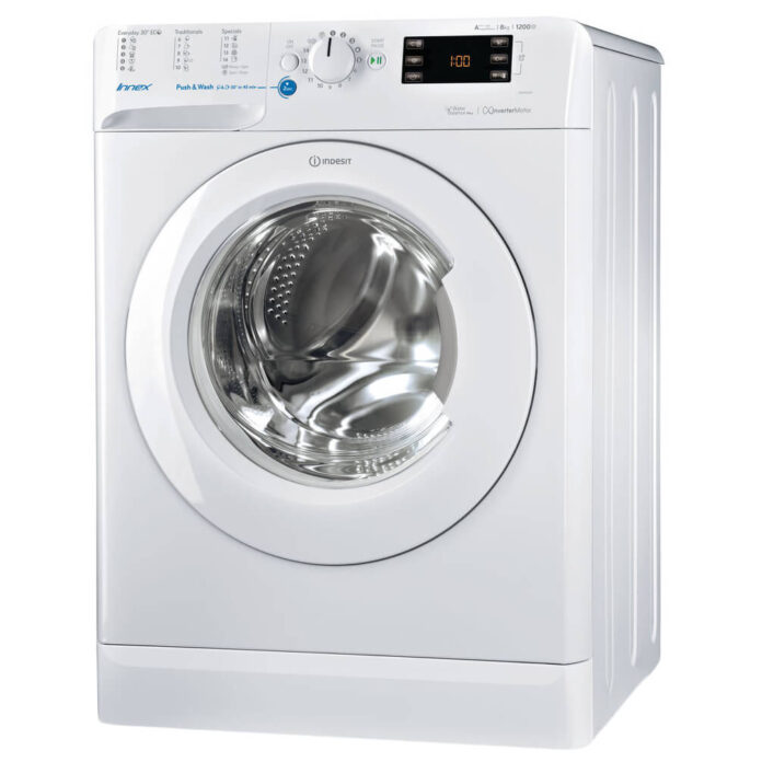 Masina de spalat rufe Indesit BWE 81284X W EU, 8 Kg, 1200 RPM, Clasa A+++ Masina de spalat rufe Indesit BWE 81284X W EU, 8 Kg, 1200 RPM, Clasa A+++