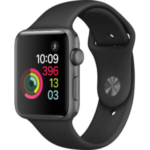 Apple Watch 2 42mm Space Grey Aluminium Case, Black Sport Band Apple Watch 2 42mm Space Grey Aluminium Case, Black Sport Band