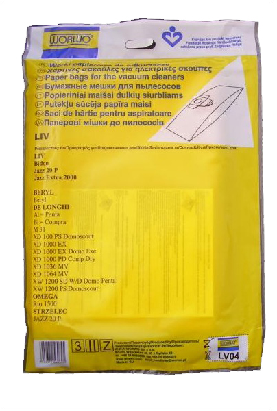 Set saci de aspirator Worwo LV04