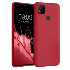Husa pentru Xiaomi Redmi 9C, Silicon, Rosu, 52850.229, Kwmobile Husa pentru Xiaomi Redmi 9C, Silicon, Rosu, 52850.229, Kwmobile