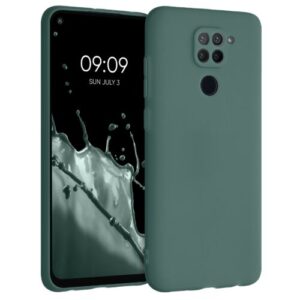Husa pentru Xiaomi Redmi Note 9, Silicon, Verde, 52437.171, Kwmobile Husa pentru Xiaomi Redmi Note 9, Silicon, Verde, 52437.171, Kwmobile