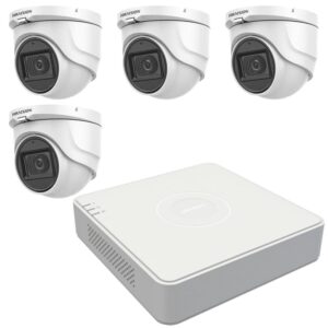 Sistem de supraveghere Hikvision 4 camere interior 5MP, lentila 2.8mm, IR 30m, audio integrat, DVR 4 Canale TurboHD Sistem de supraveghere Hikvision 4 camere interior 5MP, lentila 2.8mm, IR 30m, audio integrat, DVR 4 Canale TurboHD