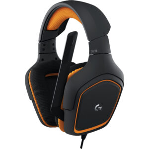 Casti Gaming cu microfon Logitech G231 Prodigy, Negru/Portocaliu Casti Gaming cu microfon Logitech G231 Prodigy, Negru/Portocaliu