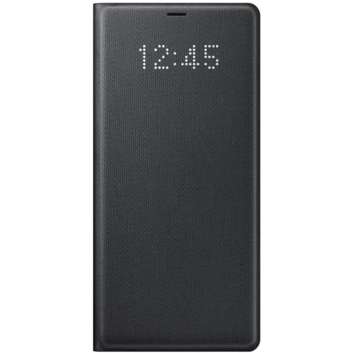Husa LED View Samsung EF-NN950PBEGWW pentru Galaxy Note 8, Negru