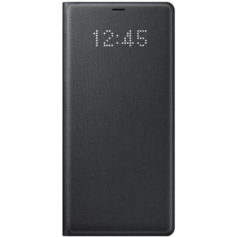 Husa LED View Samsung EF-NN950PBEGWW pentru Galaxy Note 8, Negru