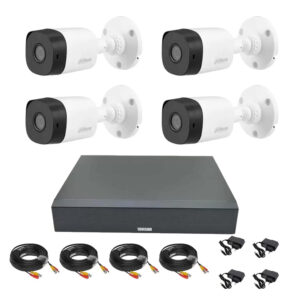 Sistem de supraveghere Dahua 4 camere 2MP Full HD, 3.6mm, IR 20m, DVR Pentabrid 5MP 4 canale, accesorii Sistem de supraveghere Dahua 4 camere 2MP Full HD, 3.6mm, IR 20m, DVR Pentabrid 5MP 4 canale, accesorii