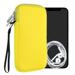 Husa Universala pentru telefon XL, 6,8 inch, Neopren, Galben, 46188.4.75, Kwmobile Husa Universala pentru telefon XL, 6,8 inch, Neopren, Galben, 46188.4.75, Kwmobile