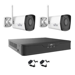 Sistem supraveghere video Wi-Fi 2 camere 2MP Smart IR 30m, Microfon, NVR 4 canale 4K, accesorii Sistem supraveghere video Wi-Fi 2 camere 2MP Smart IR 30m, Microfon, NVR 4 canale 4K, accesorii