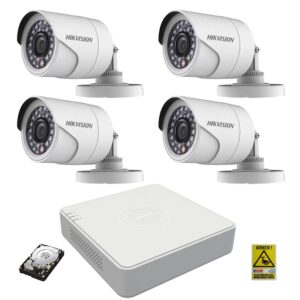 Kit pentru supraveghere, echipament Hikvision Full HD 1080P cu 4 camere de supraveghere cu IR 20 m si HDD 1 Tb Western Digital WD10PURX inclus! Kit pentru supraveghere, echipament Hikvision Full HD 1080P cu 4 camere de supraveghere cu IR 20 m si HDD 1 Tb Western Digital WD10PURX inclus!