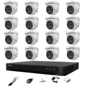 Sistem supraveghere 16 camere interior Hikvision 8MP 4 in 1 2.8mm, IR 30m, DVR 16 canale 4K, accesorii montaj Sistem supraveghere 16 camere interior Hikvision 8MP 4 in 1 2.8mm, IR 30m, DVR 16 canale 4K, accesorii montaj