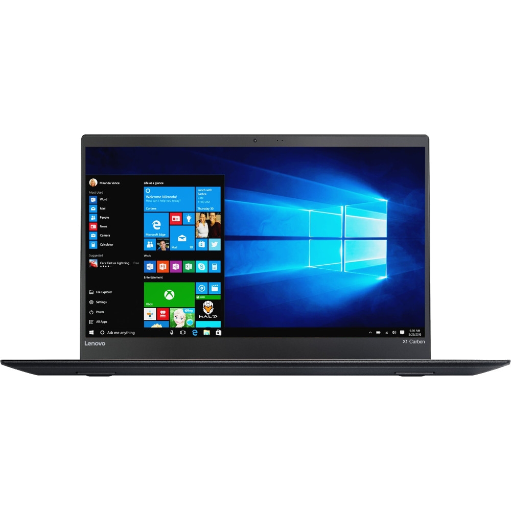 Laptop Lenovo ThinkPad X1 Carbon 5th Gen, Intel Core i7-7500U, 16GB DDR3, SSD 512GB, Intel HD Graphics, 4G LTE, Windows 10 Pro Laptop Lenovo ThinkPad X1 Carbon 5th Gen, Intel Core i7-7500U, 16GB DDR3, SSD 512GB, Intel HD Graphics, 4G LTE, Windows 10 Pro