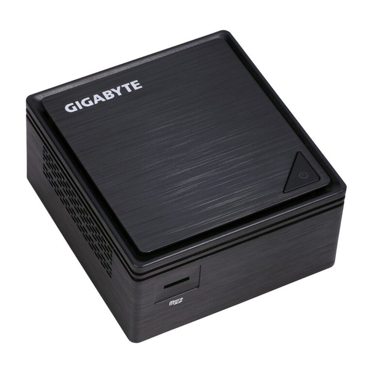 Mini Sistem Desktop PC Gigabyte Barebone Brix GB-BPCE-3455, Intel Celeron J3455, noRAM, noSTORAGE, Intel HD Graphics, fara OS