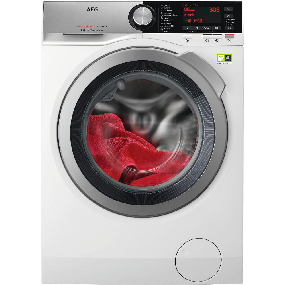 Masina de spalat rufe AEG L8FEC68S, 1600 RPM, 8 kg, Clasa B, (clasificare energetica veche Clasa A+++) Masina de spalat rufe AEG L8FEC68S, 1600 RPM, 8 kg, Clasa B, (clasificare energetica veche Clasa A+++)