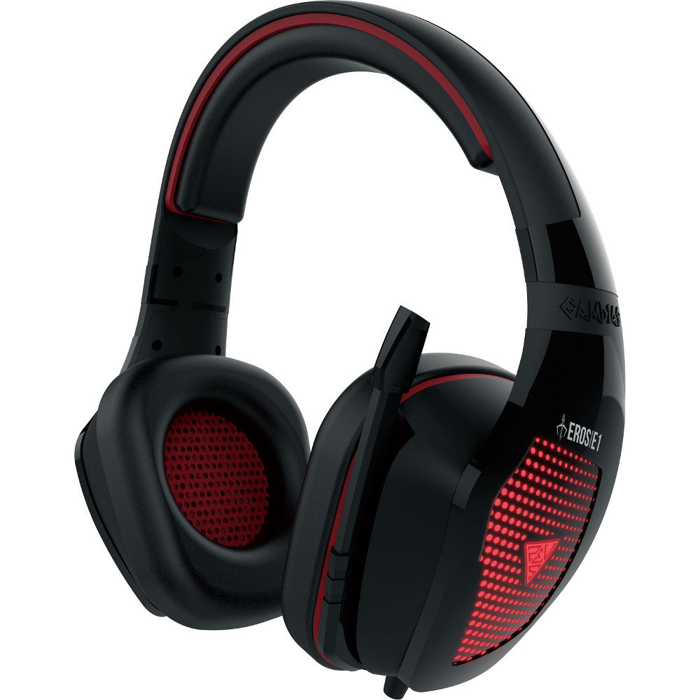 Casti gaming cu microfon Gamdias Eros E1, Negru Casti gaming cu microfon Gamdias Eros E1, Negru
