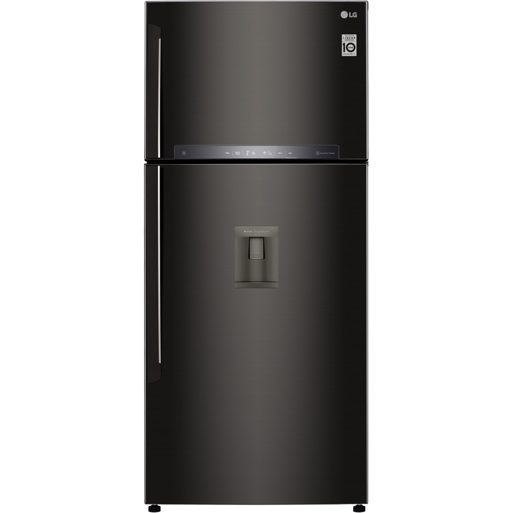 Frigider cu doua usi LG Alpha 4 GTF744BLPZD, No Frost, 509 l, Clasa E Frigider cu doua usi LG Alpha 4 GTF744BLPZD, No Frost, 509 l, Clasa E