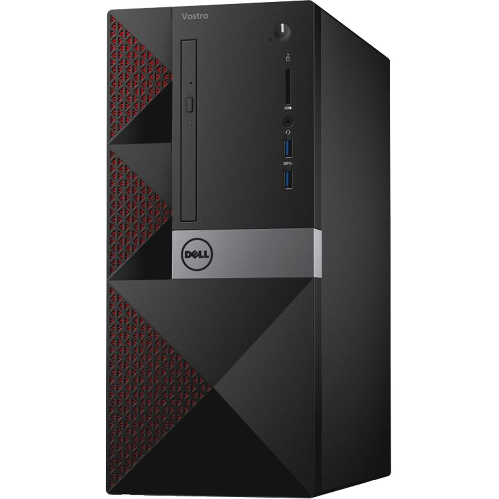Sistem Desktop PC Dell Vostro 3667 MT, Intel Core i3-6100, 4GB DDR4, HDD 1TB, Intel HD Graphics, Windows 10 Pro Sistem Desktop PC Dell Vostro 3667 MT, Intel Core i3-6100, 4GB DDR4, HDD 1TB, Intel HD Graphics, Windows 10 Pro