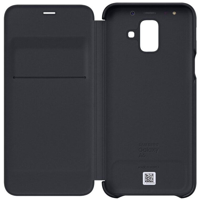 Husa Flip Wallet Samsung pentru Galaxy A6 2018, Albastru