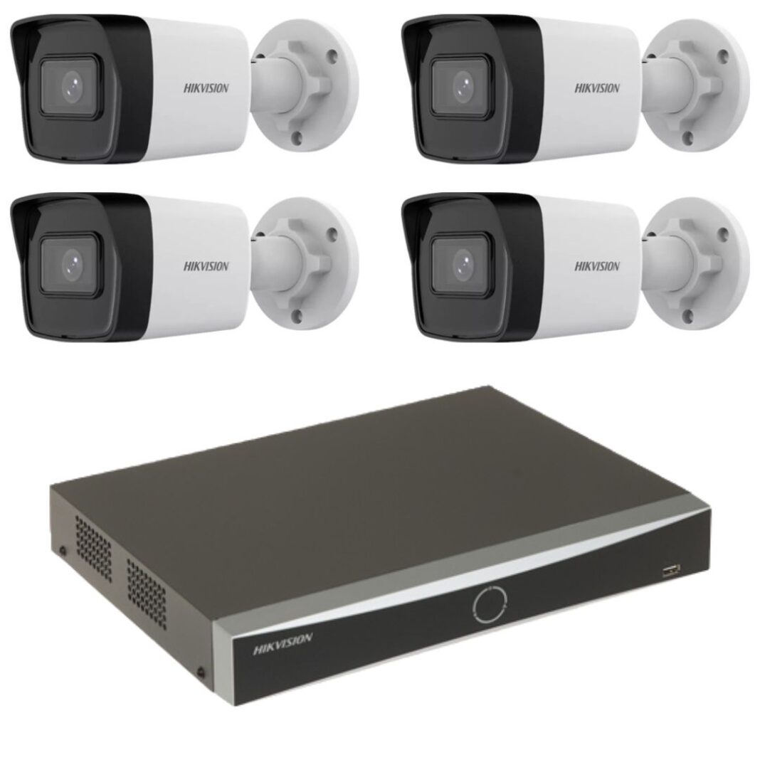 Sistem supraveghere Hikvision 4 camere IP 4MP IR 30m PoE NVR 4 canale 12MP PoE Sistem supraveghere Hikvision 4 camere IP 4MP IR 30m PoE NVR 4 canale 12MP PoE