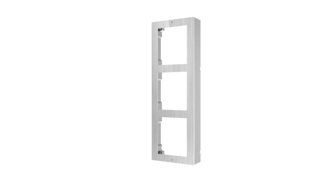 Cadru de montaj videointerfon modular Hikvision otel inoxidabil