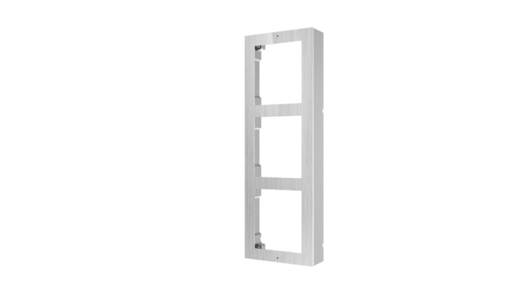 Cadru de montaj videointerfon modular Hikvision otel inoxidabil