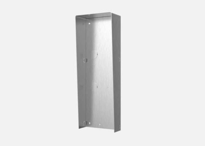 Cutie montaj pentru protecție ploaie pentru 3 module oțel Hikvision DS-KABD8003-RS3/S Cutie montaj pentru protecție ploaie pentru 3 module oțel Hikvision DS-KABD8003-RS3/S