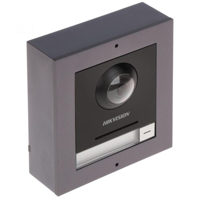Videointerfon exterior modular IPF, 2 MP, IR, 2000 utilizatori, PoE,  Hikvision DS-KD8003-IME1B/S