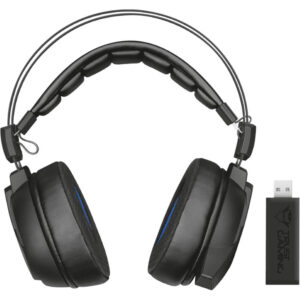 Casti Gaming cu microfon Trust GXT 393 Magna Wireless 7.1, Negru Casti Gaming cu microfon Trust GXT 393 Magna Wireless 7.1, Negru