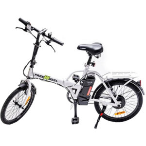 Bicicleta electrica FreeWheel E-Bike Urban, Putere motor 250W, Alb Bicicleta electrica FreeWheel E-Bike Urban, Putere motor 250W, Alb