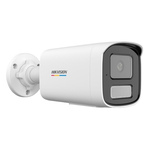 Camera supraveghere IP ColorVu 4MP  lentila 4mm Dual Light  IR 50m Lumina Alba 50m, Microfon HIKVISION DS-2CD1T47G2H-LIU-4mm
