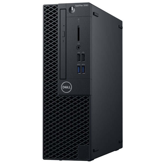 Sistem Desktop PC Dell OptiPlex 3060 SFF, Intel® Core&trade; i3-8100, 4GB DDR4, SSD 128GB, Intel® UHD Graphics, Windows 10 Pro
