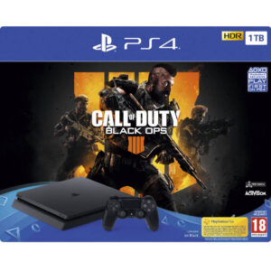Consola Sony PS4 Slim (Playstation 4), 1TB, Negru + Joc Call of Duty: Black Ops 4 Consola Sony PS4 Slim (Playstation 4), 1TB, Negru + Joc Call of Duty: Black Ops 4