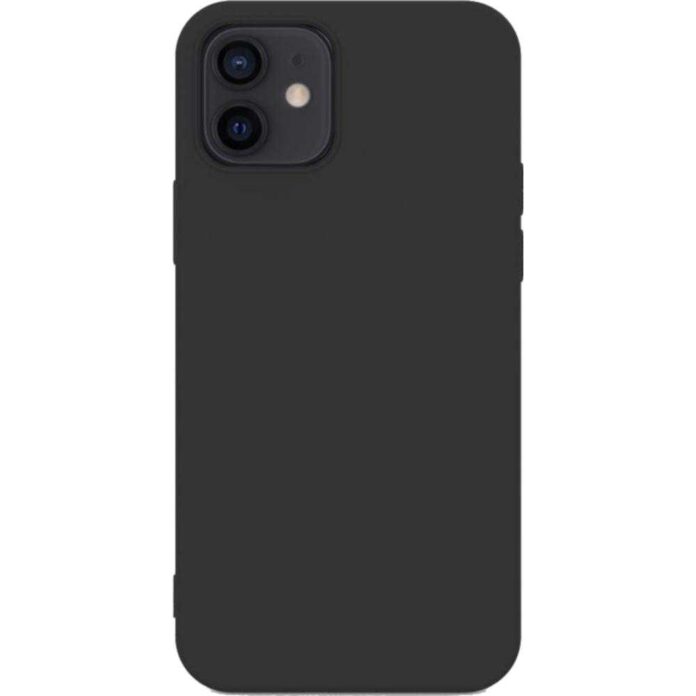 Husa de protectie Lemontti Silicon Soft Slim, Compatibil cu iPhone 12 Mini, Negru Husa de protectie Lemontti Silicon Soft Slim, Compatibil cu iPhone 12 Mini, Negru