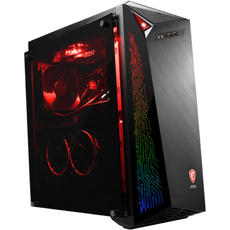 Sistem Desktop PC Gaming MSI Infinite X 8RG-216EU, Intel Core I7-8700K, 16GB DDR4, HDD 2TB + SSD 256GB, nVIDIA GeForce GTX 1070Ti Armor 8GB, Windows 10 Home