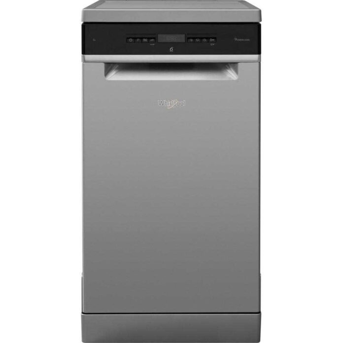 Masina de spalat vase slim Whirlpool WSFO3T1256PCX, 10 seturi, 7 programe, Clasa E Masina de spalat vase slim Whirlpool WSFO3T1256PCX, 10 seturi, 7 programe, Clasa E