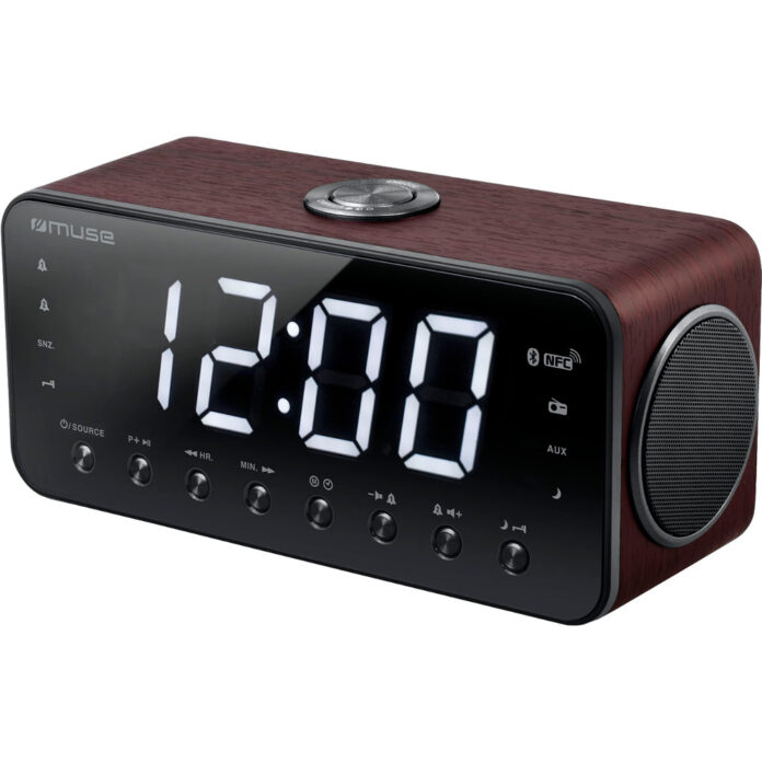 Radio cu ceas Muse M-196 DWT, Alarma, NFC, AUX, Bluetooth
