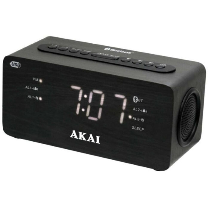 Ceas cu radio Akai ACR-2993, Alarma, Negru