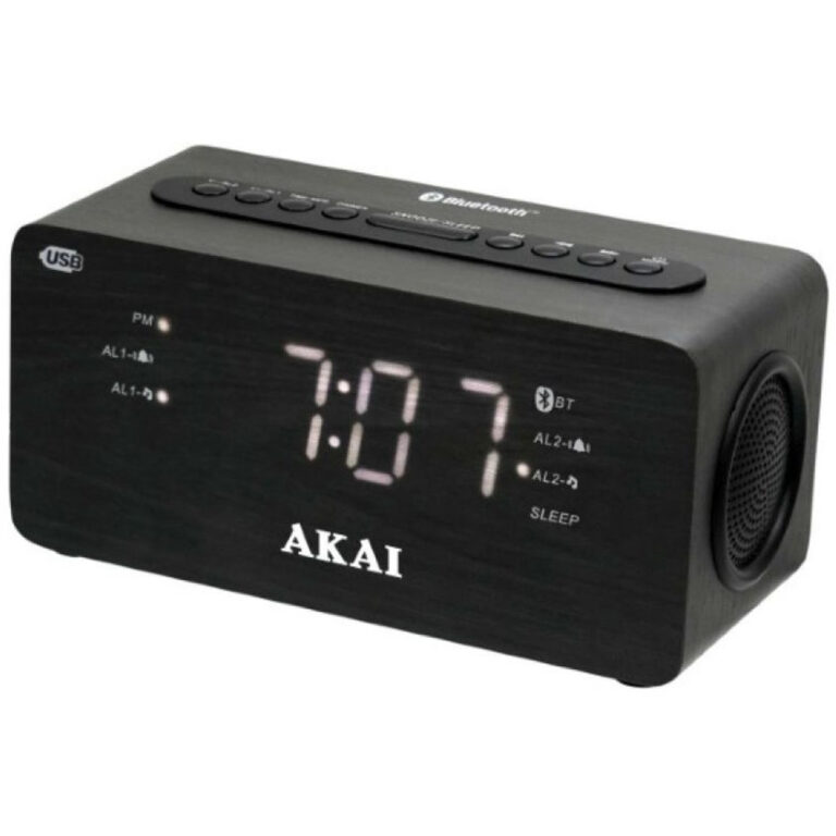Ceas cu radio Akai ACR-2993, Alarma, Negru