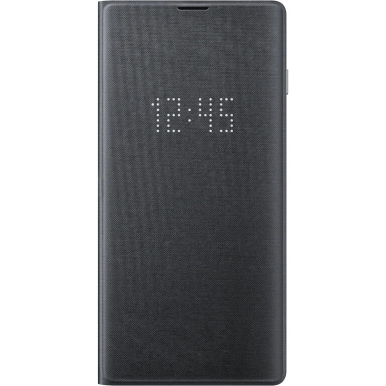 Husa Samsung LED View Cover pentru Galaxy S10, Negru