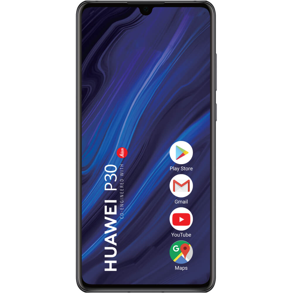 Telefon mobil Huawei P30, 128GB, 6GB, Dual SIM, Negru Telefon mobil Huawei P30, 128GB, 6GB, Dual SIM, Negru