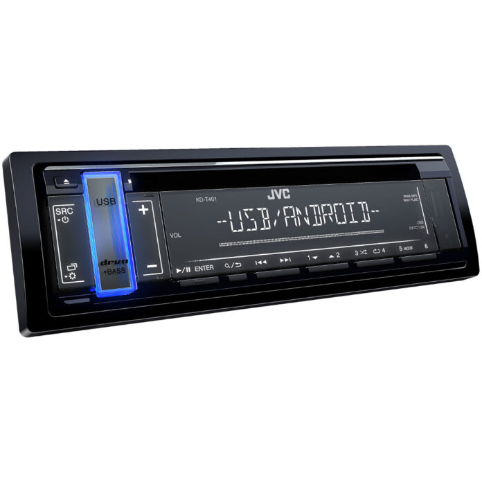 Media Player Auto JVC KD-T401, 4 x 50W, CD, USB, AUX Media Player Auto JVC KD-T401, 4 x 50W, CD, USB, AUX