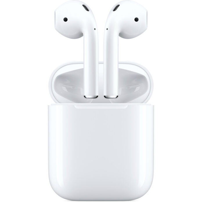 Casti True Wireless Apple AirPods 2 MV7N2ZM/A, Bluetooth, Alb