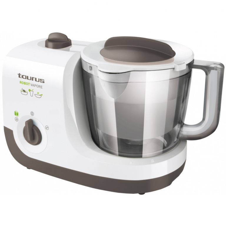 Robot Taurus Robot Vapore, 750 W,gatit alimente copii, blender/tocator/steamer