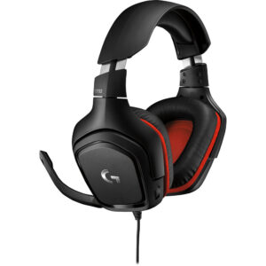 Casti gaming cu microfon Logitech G332, Negru/Rosu Casti gaming cu microfon Logitech G332, Negru/Rosu