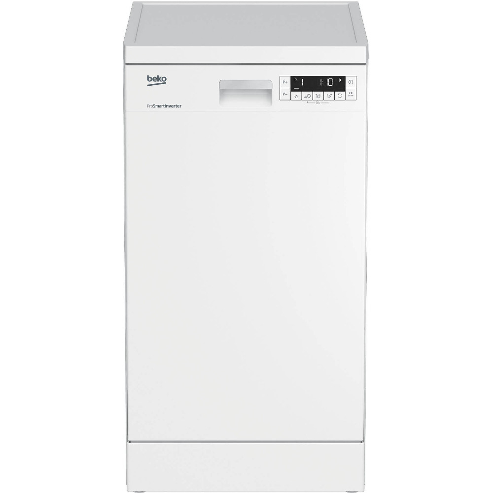 Masina de spalat vase slim Beko DFS26024W, 10 seturi, 6 programe, Clasa E Masina de spalat vase slim Beko DFS26024W, 10 seturi, 6 programe, Clasa E